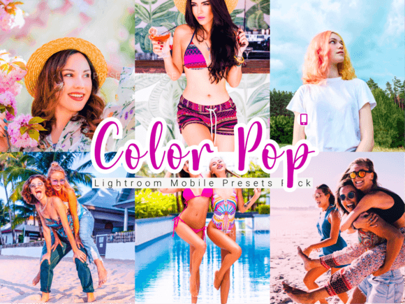 Download 6 Color Pop Lightroom Mobile Presets DNG - Lightroom Collection