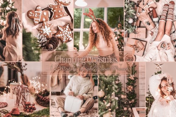 Download 12 Lightroom Mobile, Charming Christmas - Lightroom Collection