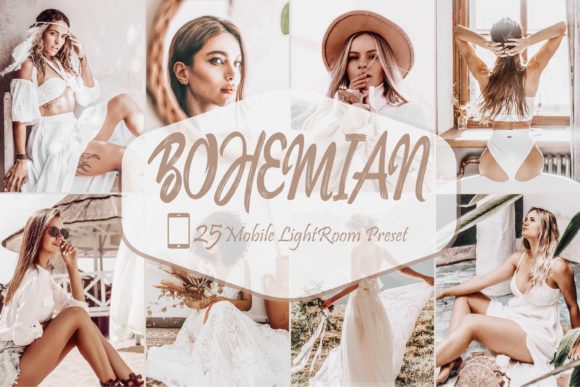 Download 25 Bohemian Mobile Lightroom Presets - Lightroom Collection