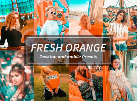 Download Fresh Orange Lightroom Presets - Lightroom Collection