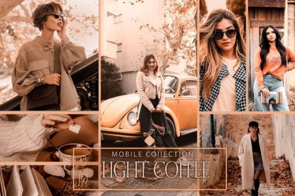 Download 12 Mobile Lightroom Presets,Light Coffee - Lightroom Collection