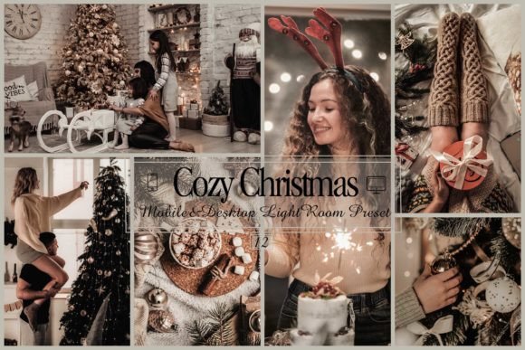 Download 12 Cozy Christmas Lightroom Presets - Lightroom Collection